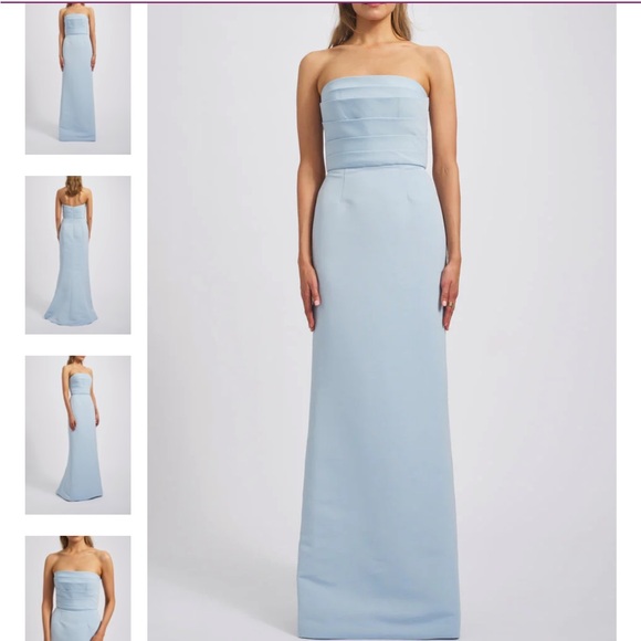 Amsale Sonia Size 20 - Ice Blue - Picture 1 of 4